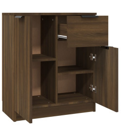 Buffets 2 pcs Chêne marron 60x30x70 cm Bois d'ingénierie