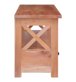 Meuble TV 120 x 30 x 40 cm Bois d'acajou massif