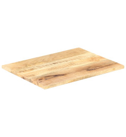 Dessus de table Bois de manguier solide 25-27 mm 90x70 cm