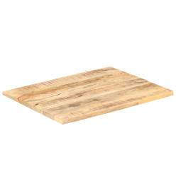 Dessus de table Bois de manguier solide 25-27 mm 90x70 cm