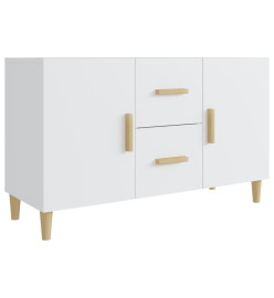 Buffet blanc 100x36x60 cm bois d'ingénierie