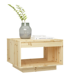 Table basse 50x50x33,5 cm Bois de sapin massif