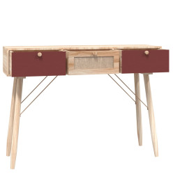 Table console avec tiroirs 105x30x75 cm bois d'ingénierie