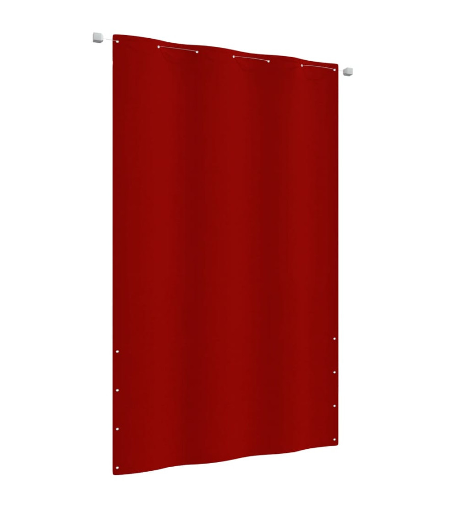 Écran de balcon Rouge 140x240 cm Tissu Oxford