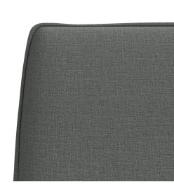 Banc Gris foncé 100x75x76 cm Tissu