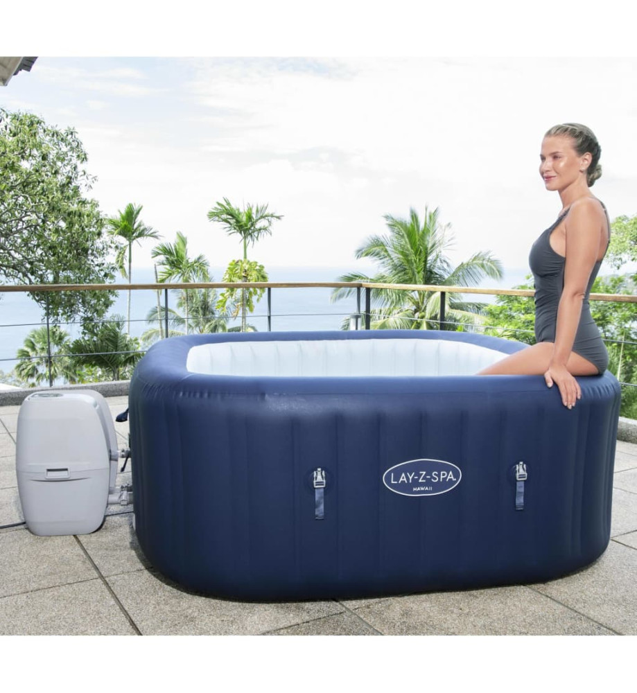 Bestway Lay-Z-Spa Bain à remous gonflable Hawaii AirJet