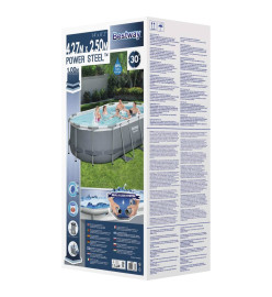 Bestway Piscine hors sol Power Steel ovale 427x250x100 cm