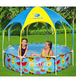 Bestway Piscine hors sol pour enfants Pro UV Careful Acier 244x51 cm