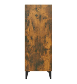 Buffet chêne fumé 34,5x32,5x90 cm bois d'ingénierie