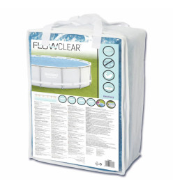 Bestway Couverture solaire de piscine Flowclear 427 cm