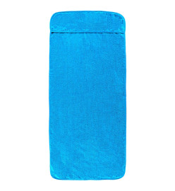 Serviettes de plage 4 pcs turquoise 60x135 cm tissu 400 GSM