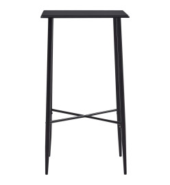 Ensemble de bar 5 pcs Similicuir Noir