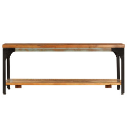 Table basse et étagère 100x60x35 cm Bois de récupération solide