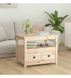 Table basse 71x49x55 cm Bois massif de pin