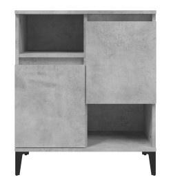 Buffets 2 pcs gris béton 60x35x70 cm bois d'ingénierie