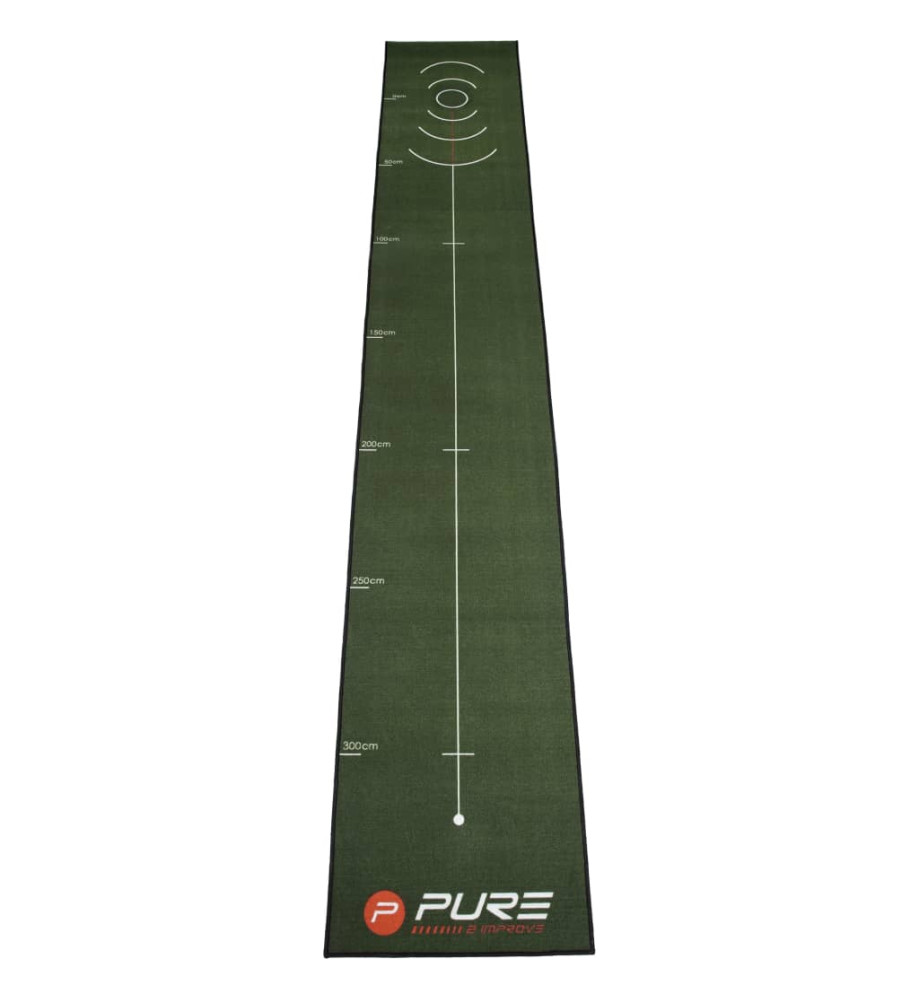 Pure2Improve Tapis de putting de golf 400 x 66 cm