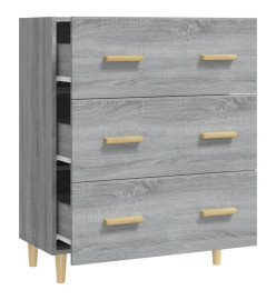 Buffet Sonoma gris 70x34x90 cm Bois d'ingénierie