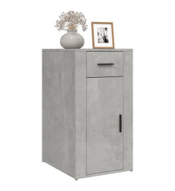 Armoire de bureau Gris béton 40x49x75 cm Bois d'ingénierie