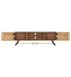 Meuble TV 140 x 30 x 45 cm Bois d'acacia massif