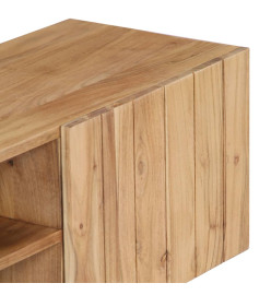 Meuble TV 140 x 30 x 45 cm Bois d'acacia massif