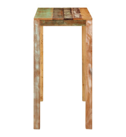 Table de bar 112x55x108 cm Bois massif de récupération