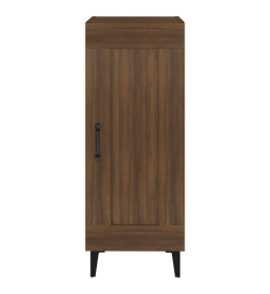 Buffet Chêne marron 34,5x34x90 cm Bois d'ingénierie