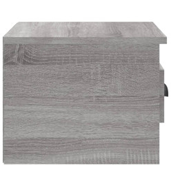 Tables de chevet murales 2 pcs sonoma gris 41,5x36x28 cm