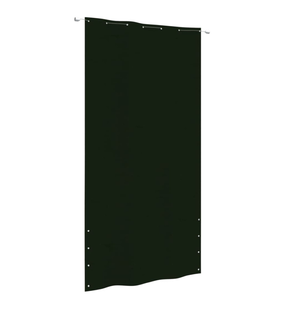 Écran de balcon Vert foncé 140x240 cm Tissu Oxford