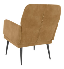 Fauteuil Marron 62x79x79 cm Velours