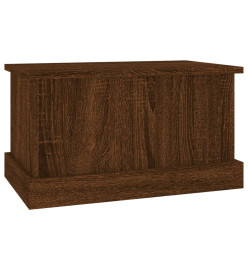 Boîte de rangement chêne marron 50x30x28 cm bois d'ingénierie