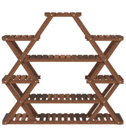 Support à fleurs 110x25x105 cm bois massif de sapin