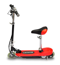 Trottinette électrique avec Siège 120 W Rouge