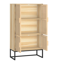 Buffet haut 70x35x125 cm bois d'ingénierie