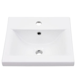 Cadre de lavabo de salle de bain vasque à encastrer Blanc Fer