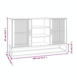 Buffet 105x30x65 cm bois d'ingénierie