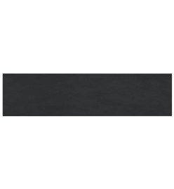 Panneaux muraux 12 pcs Noir 60x15 cm Velours 1,08 m²