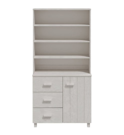 Buffet HAMAR Bois massif de pin Blanc