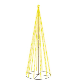 Arbre de Noël cône 732 LED Blanc chaud 160x500 cm