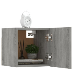 Meubles TV muraux 4 pcs Sonoma gris 30,5x30x30 cm