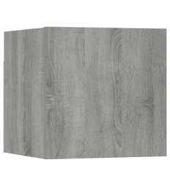 Meubles TV muraux 4 pcs Sonoma gris 30,5x30x30 cm