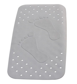 RIDDER Tapis de bain antidérapant Plattfuß 72 x 38 cm Gris 67087