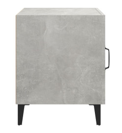 Tables de chevet 2 pcs Gris béton Bois d'ingénierie