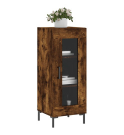 Buffet Chêne fumé 34,5x34x90 cm Bois d'ingénierie