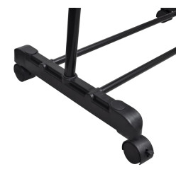 Porte-manteaux réglables 2 pcs 1 rail d'accrochage