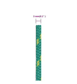 Corde de bateau Vert 3 mm 250 m Polypropylène