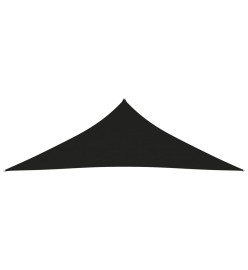 Voile de parasol Tissu Oxford triangulaire 5x5x6 m Noir