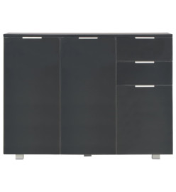 Buffet Noir brillant 107x35x80,5 cm