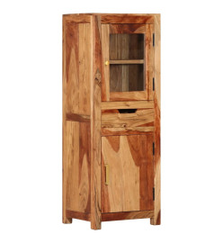 Buffet haut 40x34x110 cm bois massif d'acacia