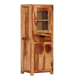 Buffet haut 40x34x110 cm bois massif d'acacia