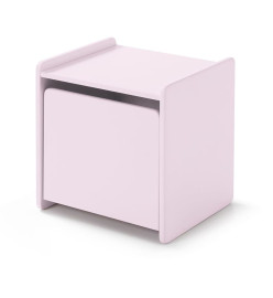 Vipack Table de chevet avec porte Kiddy Bois Rose ancien